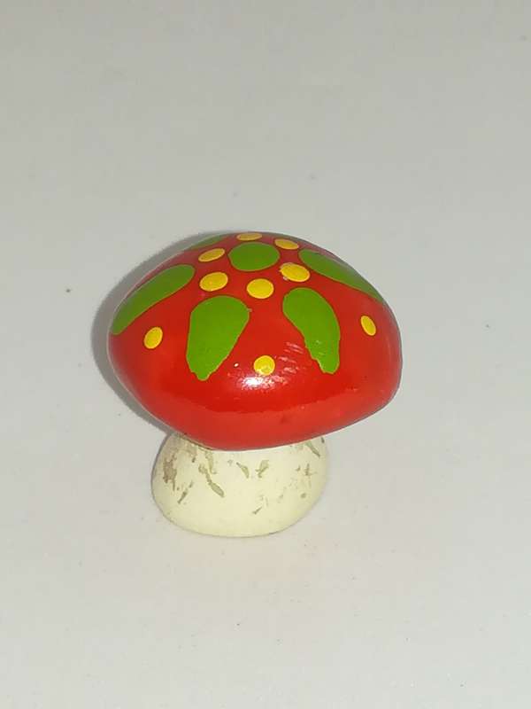 Miniature Red, Green & White Mushroom (Miniature, suitable for printer's tray)