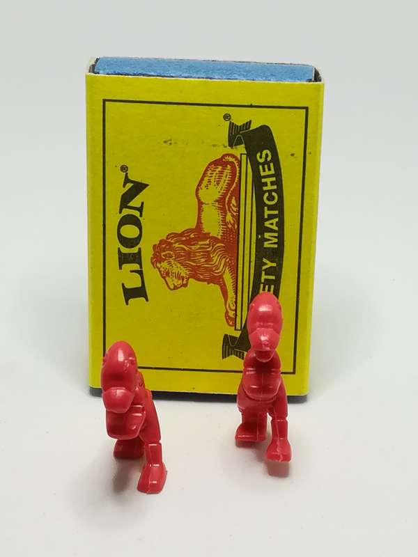 Miniature Red Dinosaur (Miniature, suitable for printer's tray)