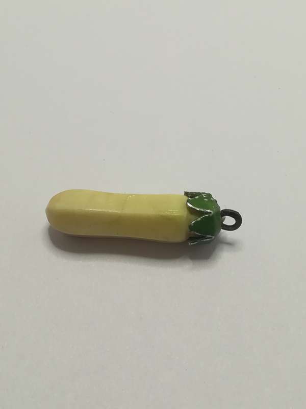 Miniature Marrow Type Vegetable Pendant/Keyring (Miniature, suitable for printer's tray)