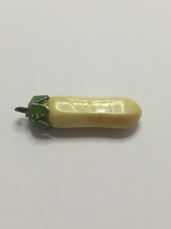 Miniature Marrow Type Vegetable Pendant/Keyring (Miniature, suitable for printer's tray)