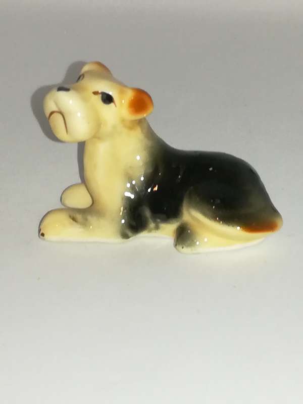 Miniature Ceramic Dog Lying Down (Miniature, suitable for printer's tray)