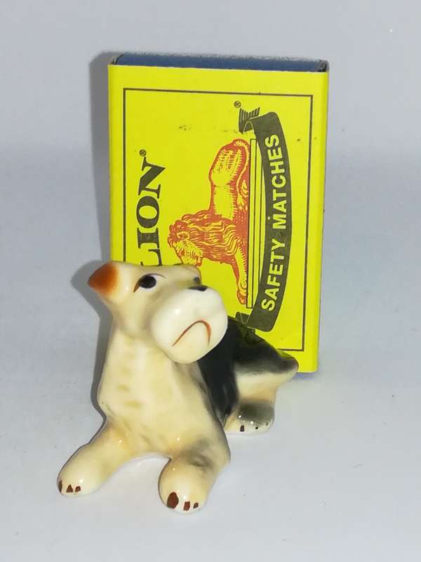 Miniature Ceramic Dog Lying Down (Miniature, suitable for printer's tray)