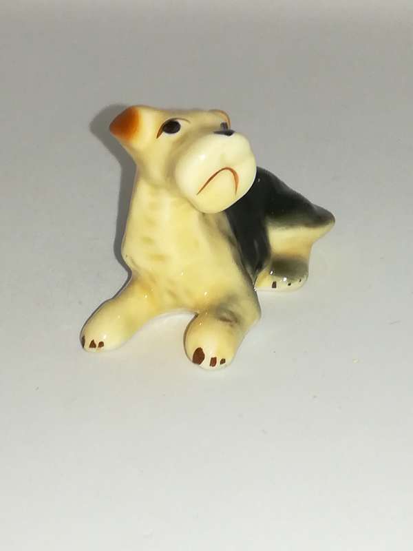 Miniature Ceramic Dog Lying Down (Miniature, suitable for printer's tray)