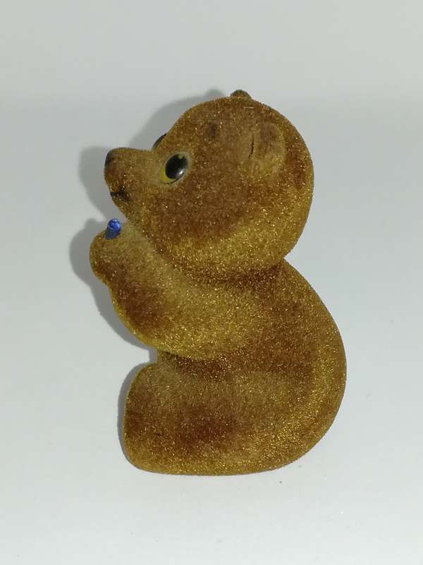 Miniature Cute Brown Teddy Bear (Miniature, suitable for printer's tray)