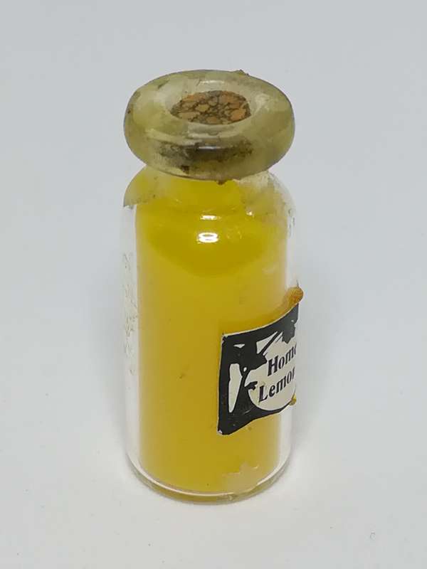 Miniature Bottle Homemade Lemon Curd (Miniature, suitable for printer's tray)
