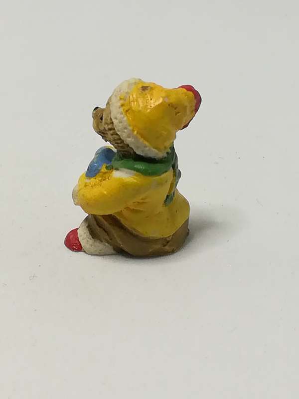 Miniature Christmas Teddy Bear - Style 2 (Miniature, suitable for printer's tray)