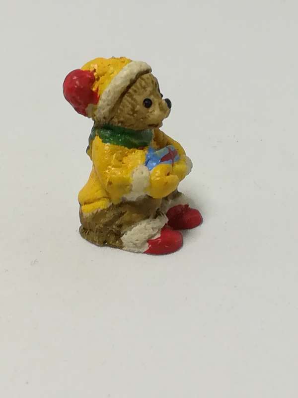 Miniature Christmas Teddy Bear - Style 2 (Miniature, suitable for printer's tray)