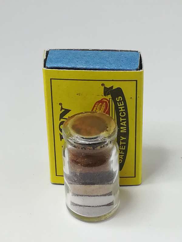 Miniature Sand Art in Glass Bottle (Relaxing Sand Colour) (Miniature, suitable for printer's tray)