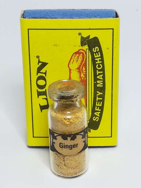 Miniature Bottle Ginger (Miniature, suitable for printer's tray)