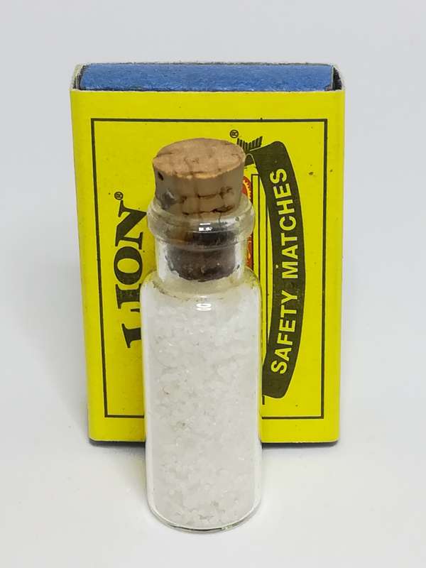 Miniature Bottle White Salt (Miniature, suitable for printer's tray)