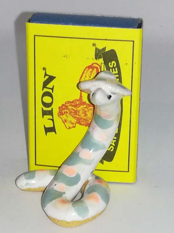 Miniature Abstract Ceramic Caricature Cobra (Miniature, suitable for printer's tray)