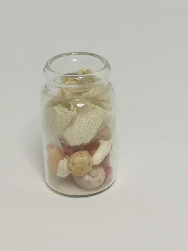 Miniature Bottle Colourful Shells (Miniature, suitable for printer's tray)