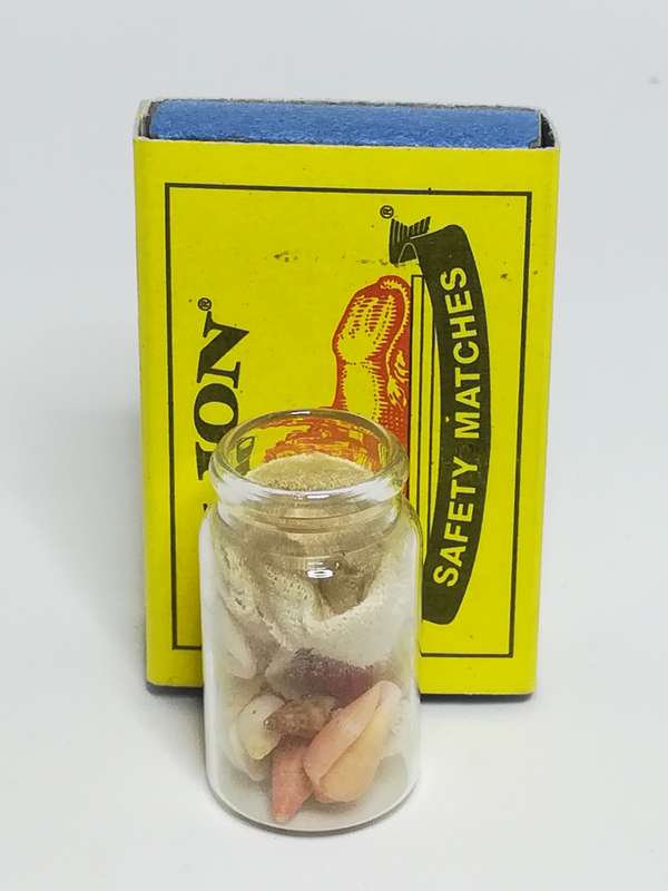 Miniature Bottle Colourful Shells (Miniature, suitable for printer's tray)