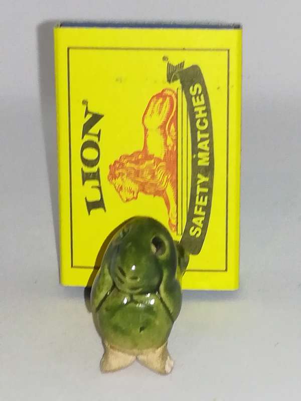 Miniature Abstract Ceramic Green Sheep (Miniature, suitable for printer's tray)