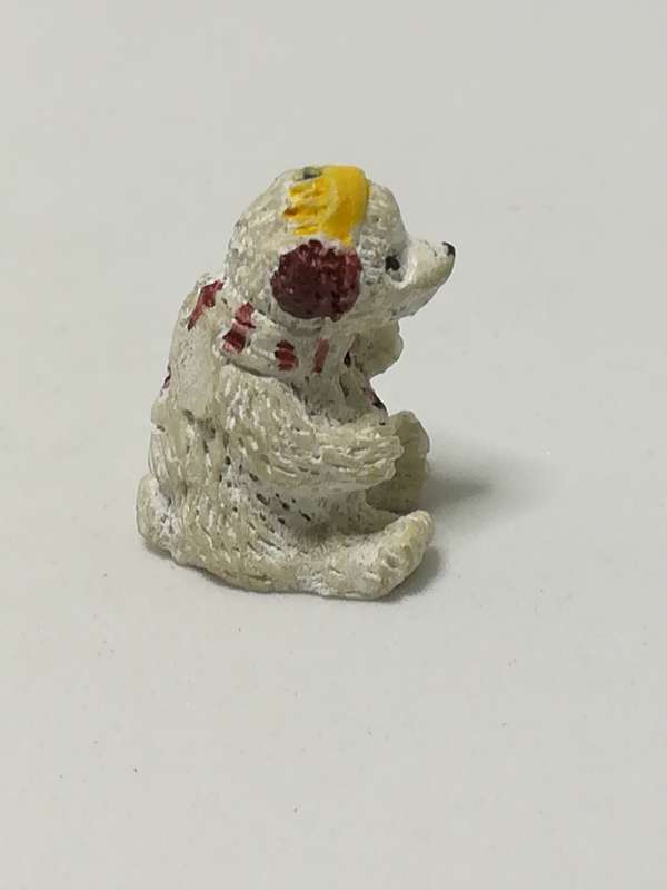 Miniature Polar Bear Wearing Scarf - Style 1 (Miniature, suitable for printer's tray)