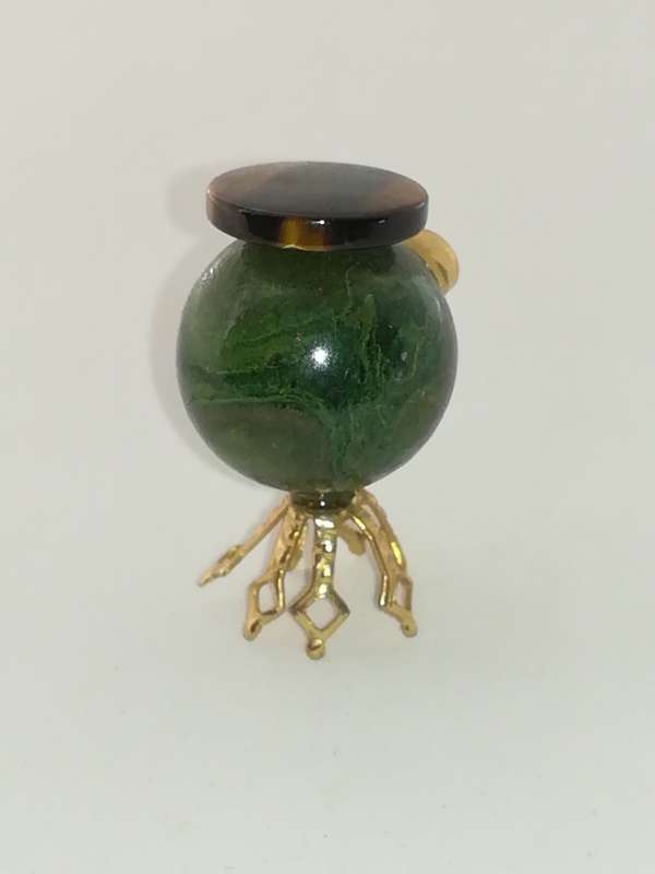 Miniature Abstract Green Gemstone (Miniature, suitable for printer's tray)