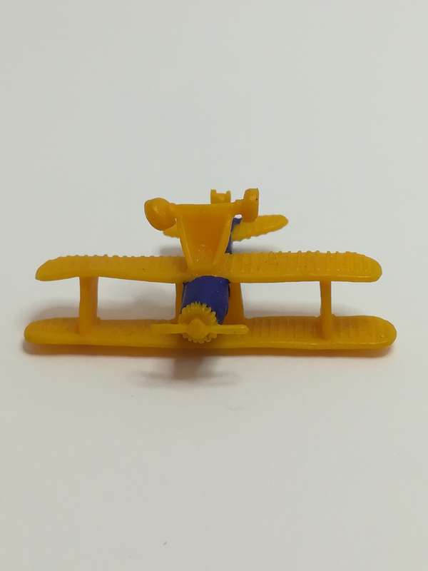 Miniature Blue & Orange Aeroplane - like Schleich (Miniature, suitable for printer's tray)