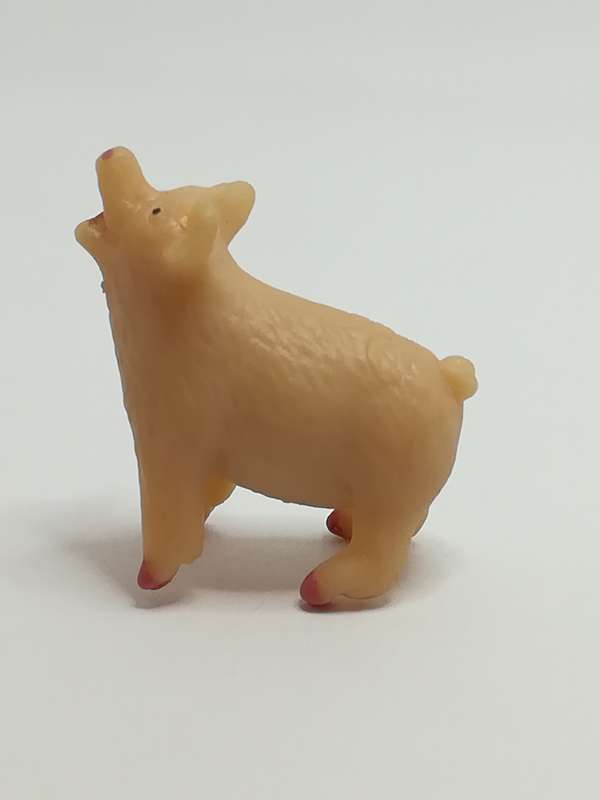 Miniature Pink Pigs - like Schleich (Miniature, suitable for printer's tray)