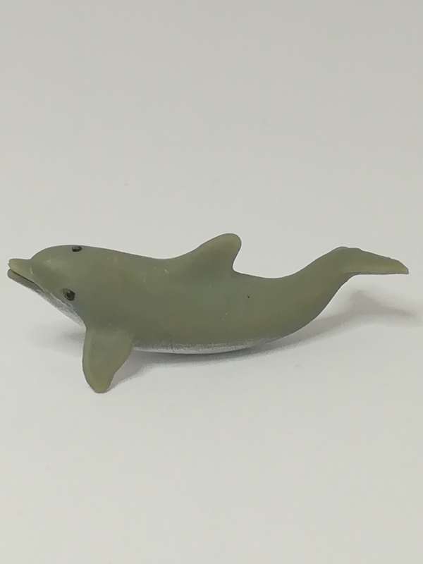 Miniature Gray & White Dolphin (Miniature, suitable for printer's tray)