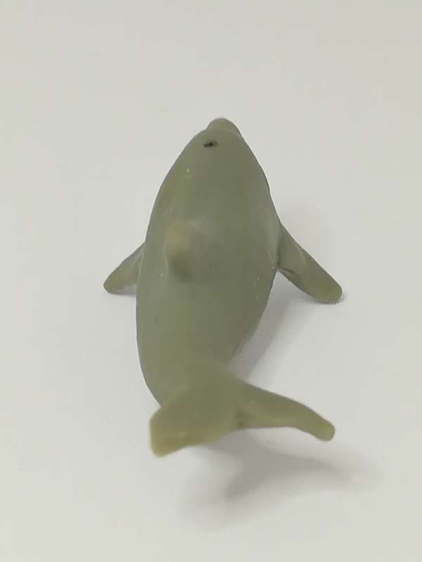 Miniature Gray & White Dolphin (Miniature, suitable for printer's tray)