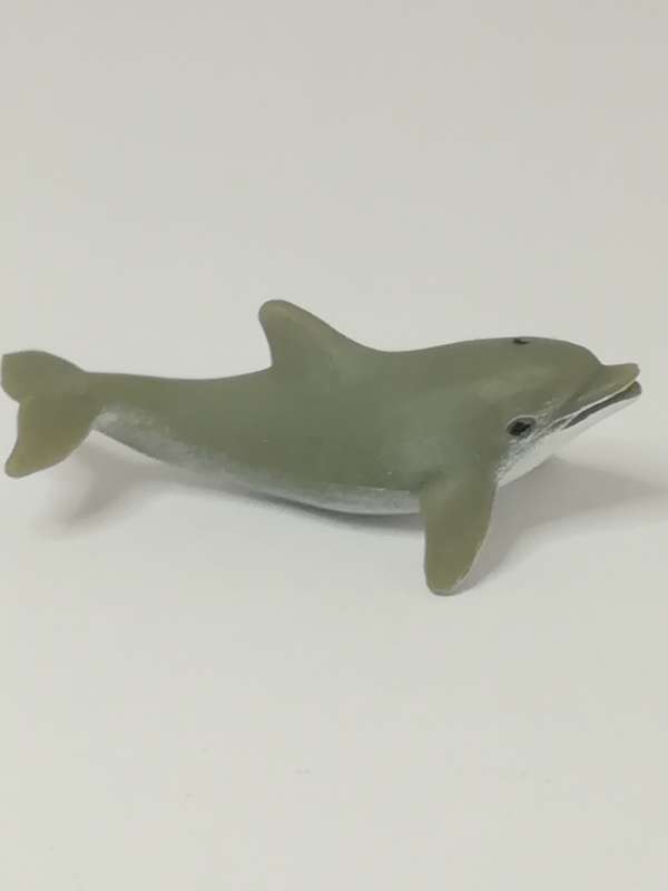 Miniature Gray & White Dolphin (Miniature, suitable for printer's tray)