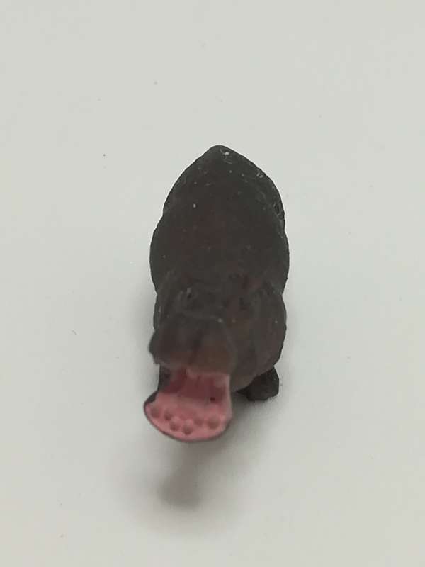 Miniature Dark Gray & Pink Hippopotamus (Miniature, suitable for printer's tray)
