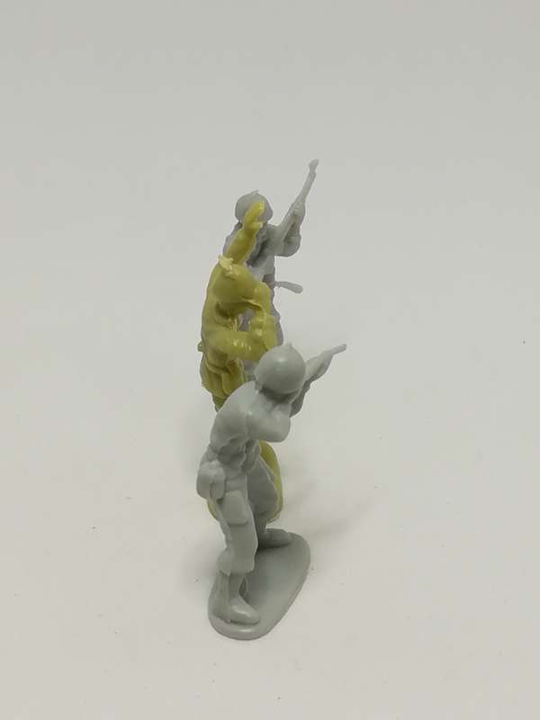 Miniature Soldiers Preparing For War (Miniature, suitable for printer's tray)