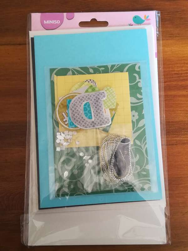 Miniso Lovely Greeting Card (Blue)