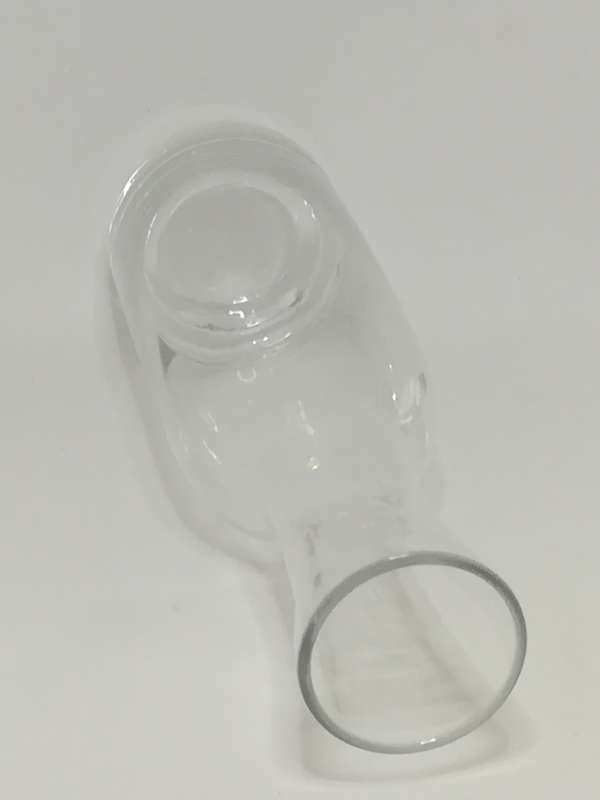 Small Clear Smooth Glass Vase