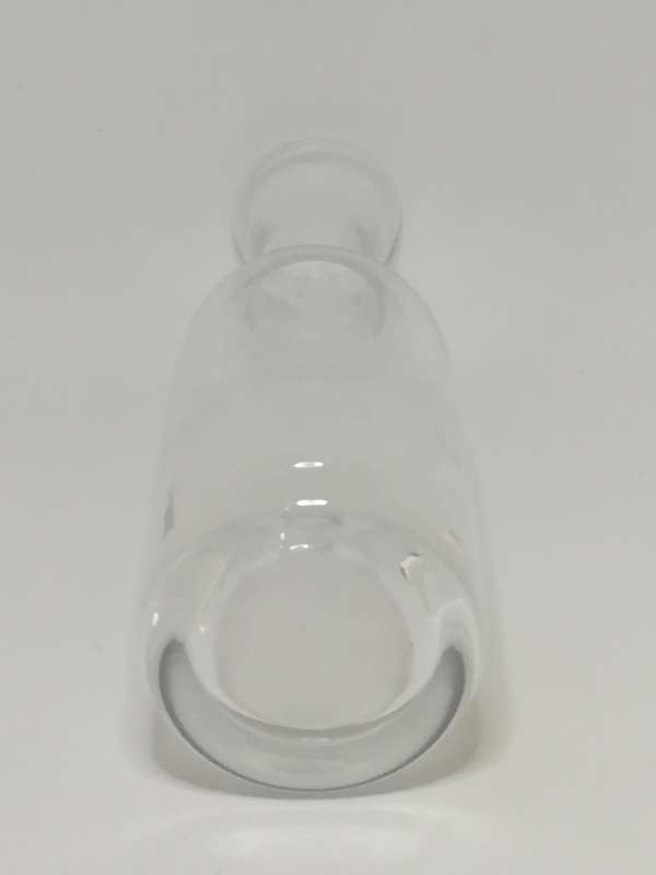 Small Clear Smooth Glass Vase