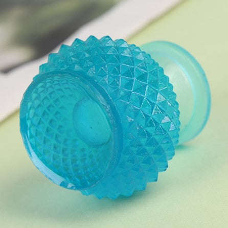 Miniature Turquoise Glass Faceted Vase (Miniature, suitable for printer's tray)