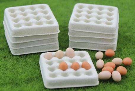 Miniature Empty Egg Tray (Miniature, suitable for printer's tray)