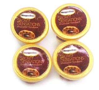 Miniature Chocolate Ice Cream Set of 4 (Miniature, suitable for printer's tray)