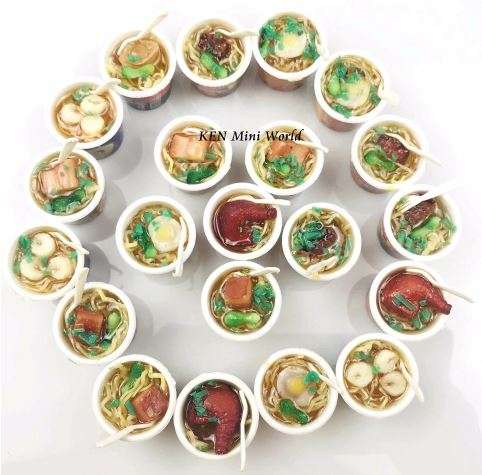 Miniature Instant Noodles (Miniature, suitable for printer's tray)