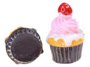 Miniature Strawberry Cupcake (Miniature, suitable for printer's tray)