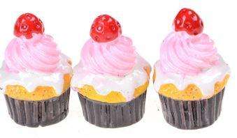Miniature Strawberry Cupcake (Miniature, suitable for printer's tray)