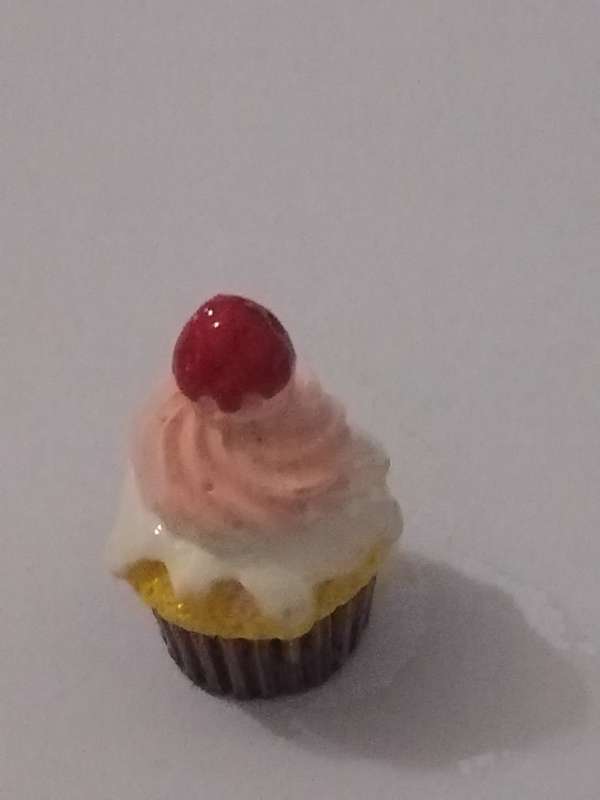 Miniature Strawberry Cupcake (Miniature, suitable for printer's tray)