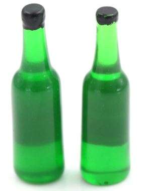 Miniature Green Beer Drink (Heineken) (Miniature, suitable for printer's tray)