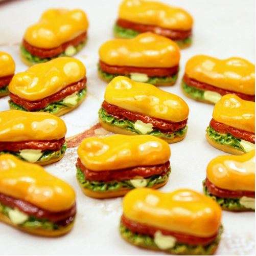 Miniature Hamburger (Long) (Miniature, suitable for printer's tray)