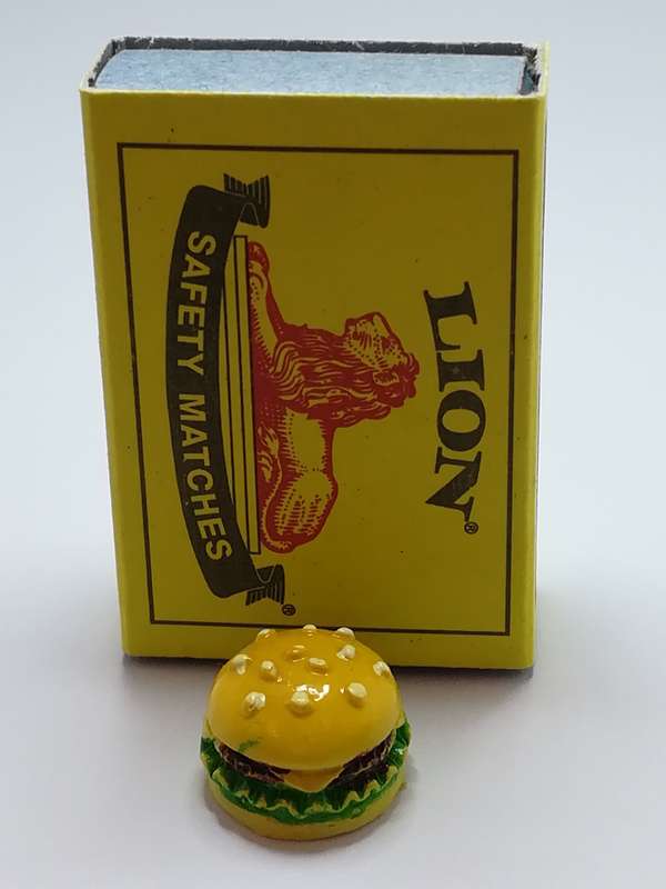 Miniature Hamburger (Round) (Miniature, suitable for printer's tray)