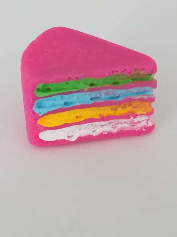 Miniature Pink Rainbow Cake (Miniature, suitable for printer's tray)