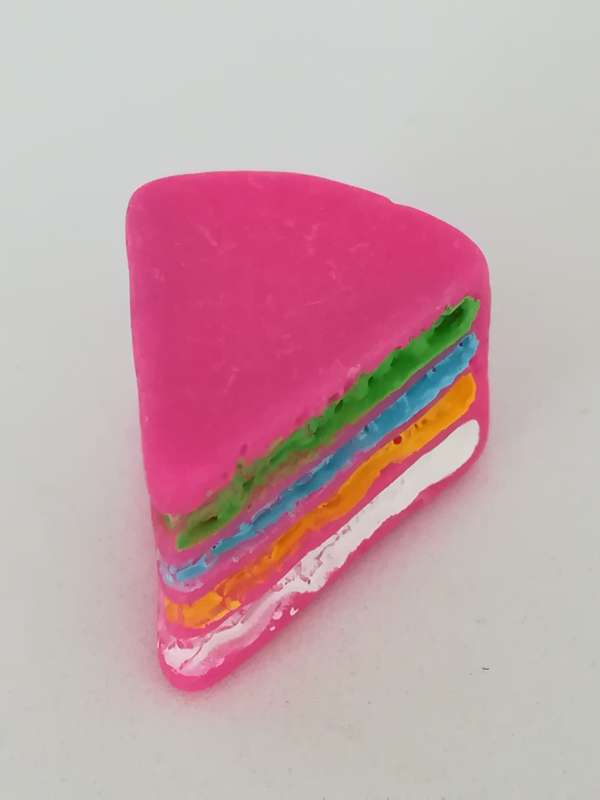 Miniature Pink Rainbow Cake (Miniature, suitable for printer's tray)