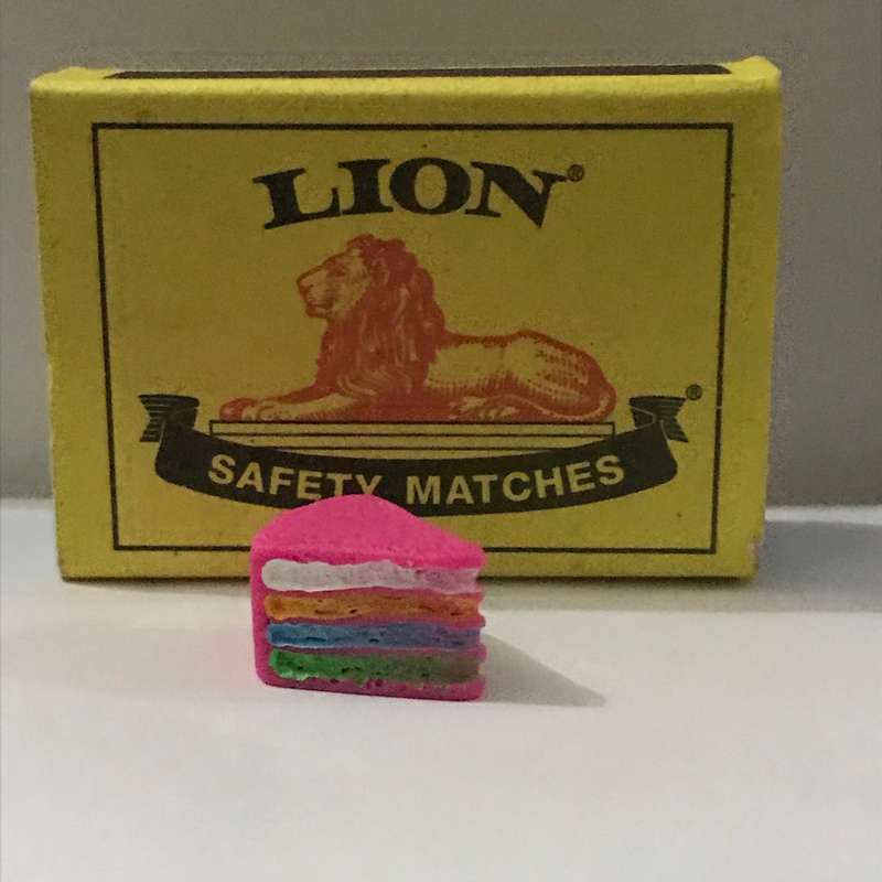 Miniature Pink Rainbow Cake (Miniature, suitable for printer's tray)