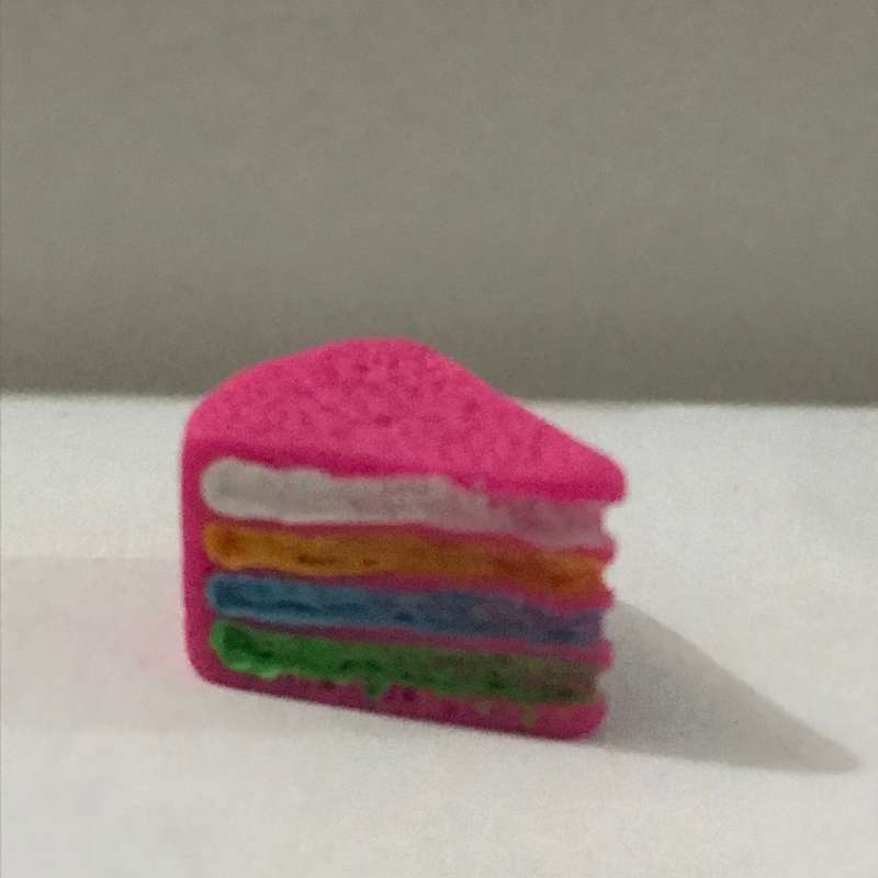 Miniature Pink Rainbow Cake (Miniature, suitable for printer's tray)