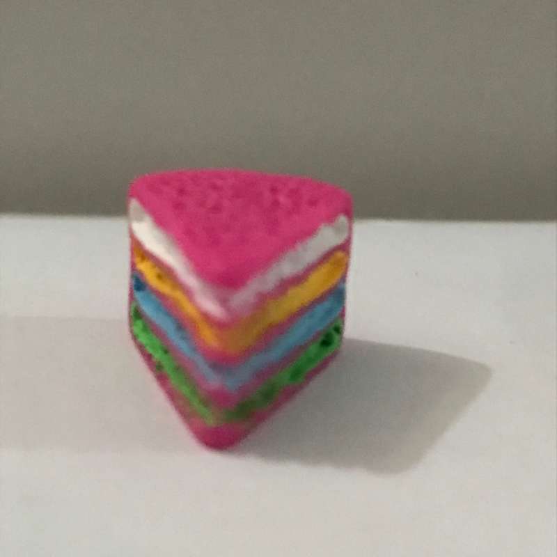 Miniature Pink Rainbow Cake (Miniature, suitable for printer's tray)