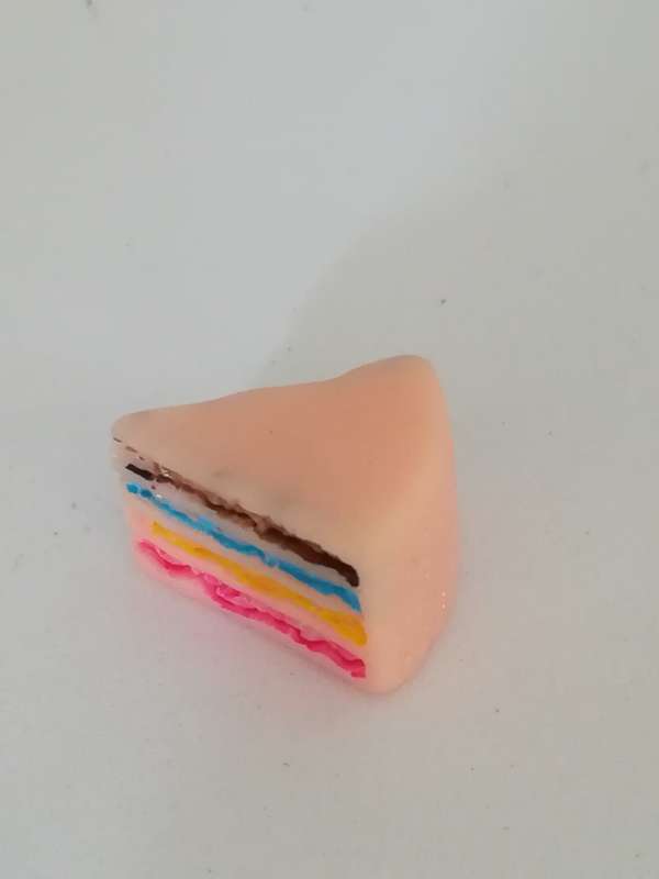 Miniature Peach Rainbow Cake (Miniature, suitable for printer's tray)