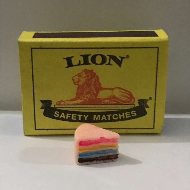 Miniature Yellow Rainbow Cake (Miniature, suitable for printer's tray)