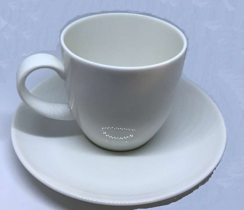 Teacup and Saucer White (Royal Fine China)