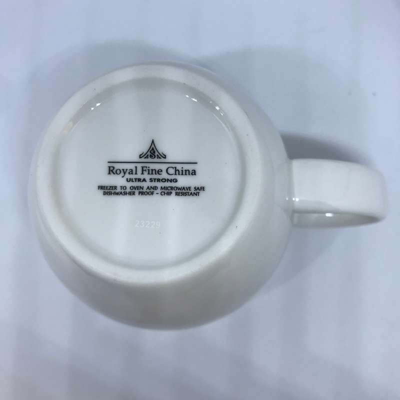 Teacup and Saucer White (Royal Fine China)
