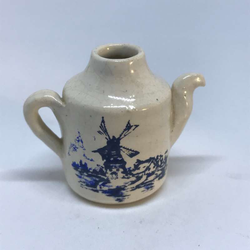 Miniature 'Delft' Teapot / Coffee Pot (Miniature, suitable for printer's tray)